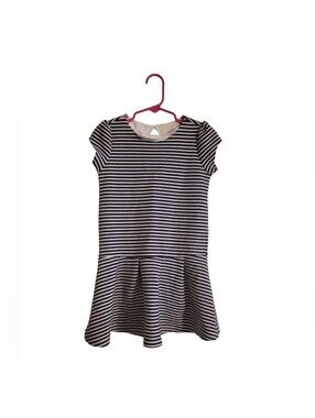 Gymboree Navy and White Striped Girls Dress